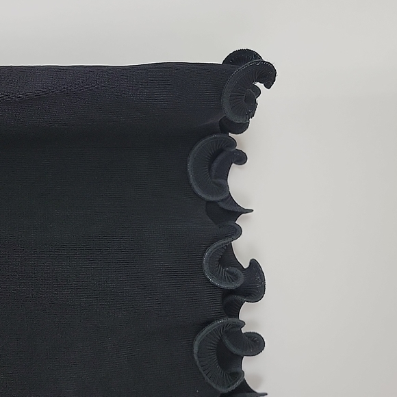 ZARA ribbed ruffle mock neck tank size small - Picture 6 of 9